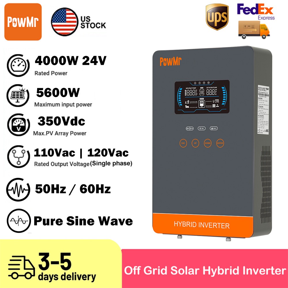 4KW 10KW 12KW 48V Solar Hybrid Inverter Split Phase 200A MPPT Charger Controller