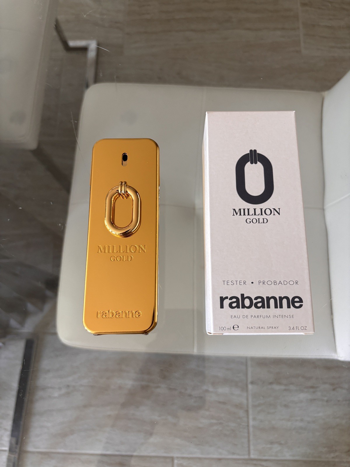 Paco Rabanne 1 Million Gold Eau de Parfum Intense 3.4 oz 100ml TESTER Paco Rabanne 1 Million Gold Eau de Parfum Intense 3.4 oz 100ml TESTER