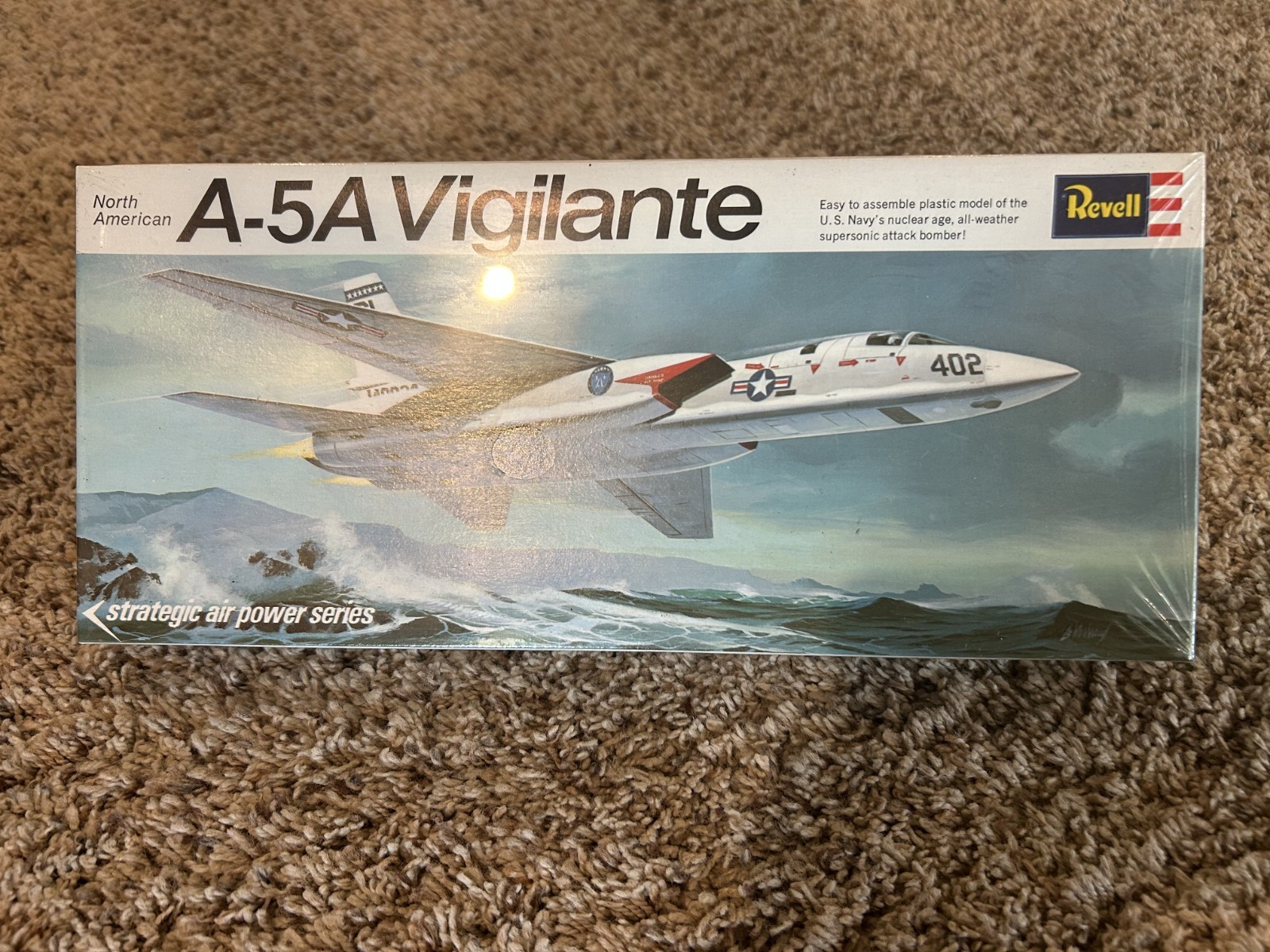 1970\'s Vintage Revell A-5A Vigilante in Factory Sealed Box