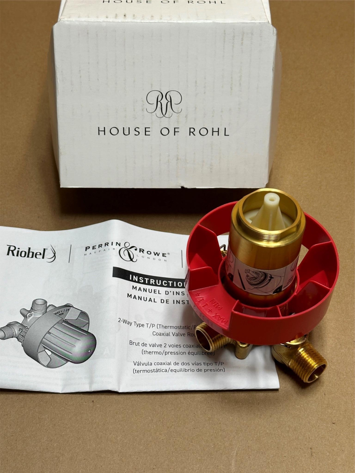 House of Rohl R23 2-Way T/P 1/2\