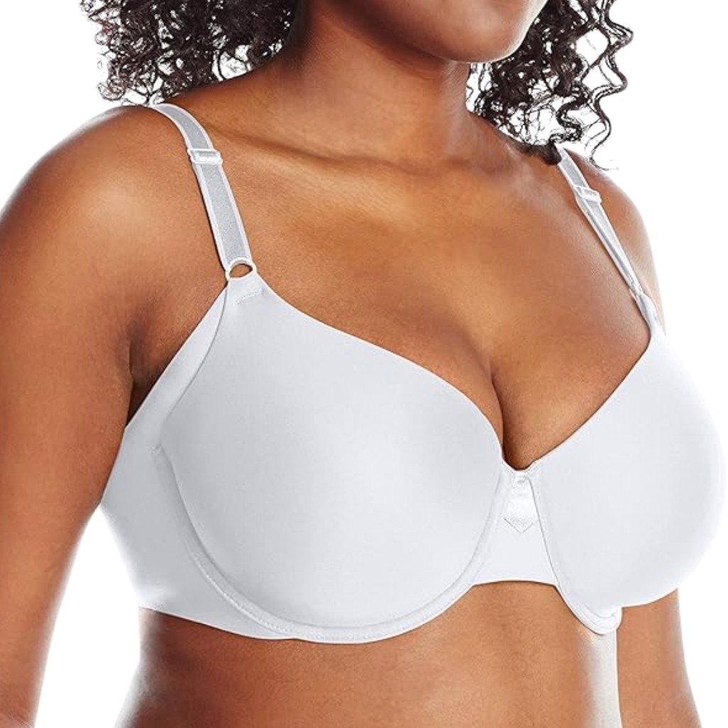 OLGA by Warners No Side Effects Underwire Contour Bra 44C White GB0561A