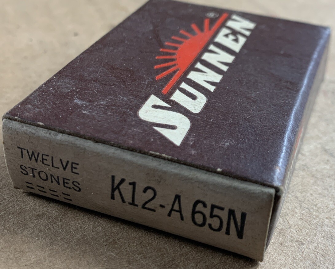 Sunnen K12-A65N stones lot Of 12stones.