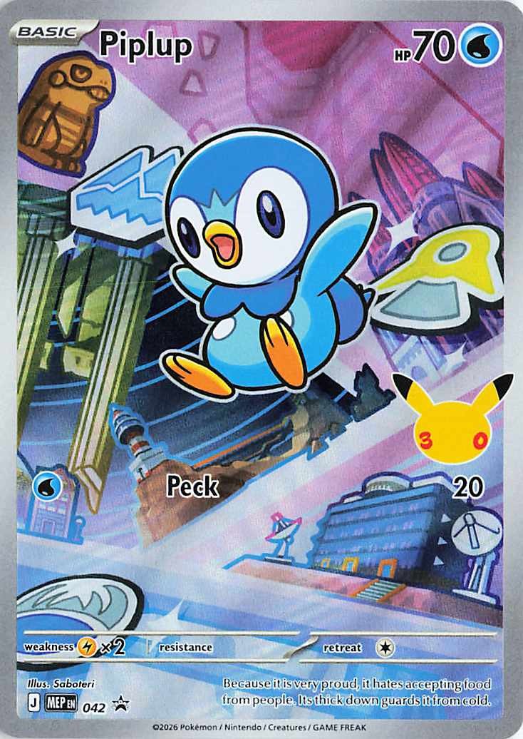 ME: Mega Evolution Promo #042 Piplup ME: Mega Evolution Promo #042 Piplup