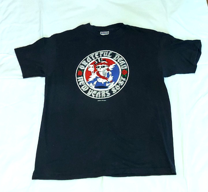 Vintage Grateful Dead 1986 New Years Eve Shirt XL Rick Griffin Oakland Brockum