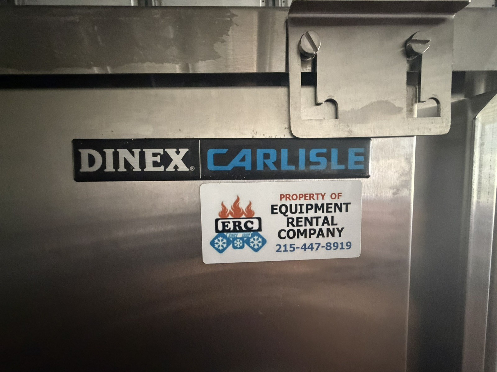 Dinex Carlisle Stainless Steel Meal Delivery Cart for Food Service Facilities