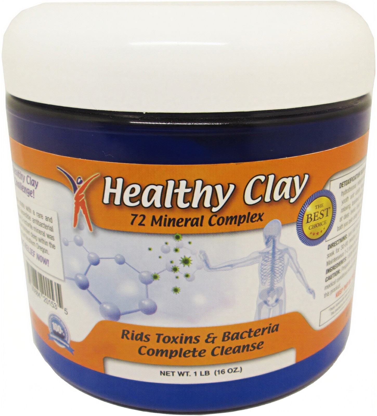 MineCeuticals Healthy Oregon Blue Clay Complete Detox Cleanse Bath Powder [Pa...