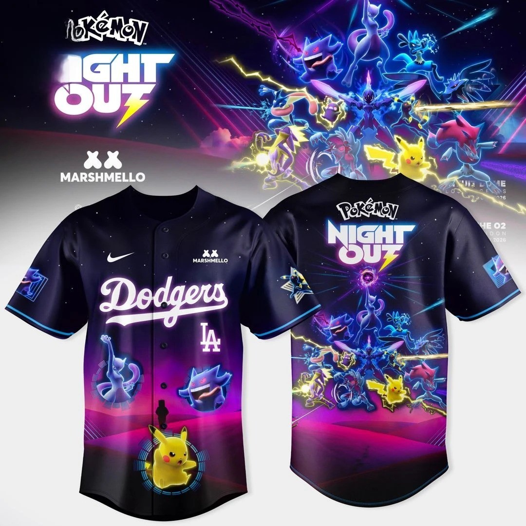 Dodgers x Pokémon Night Out 2026 Limited Edition Jersey