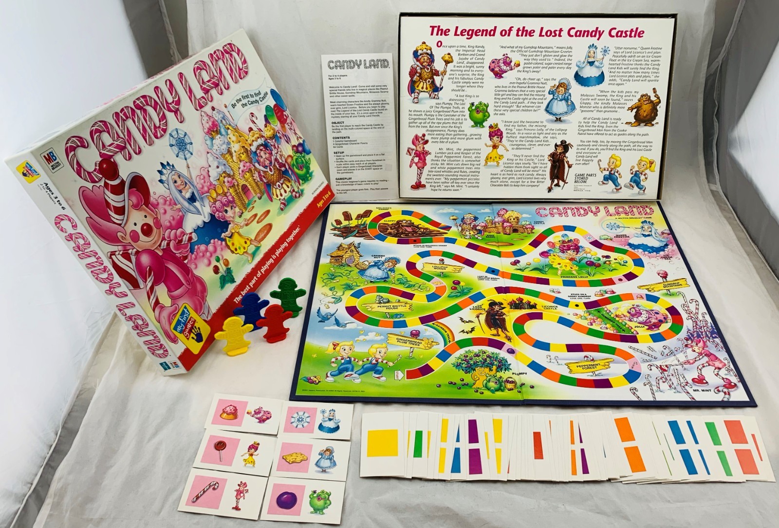 1999 Candy Land Board Game by Milton Bradley Complete Very Good Cond 