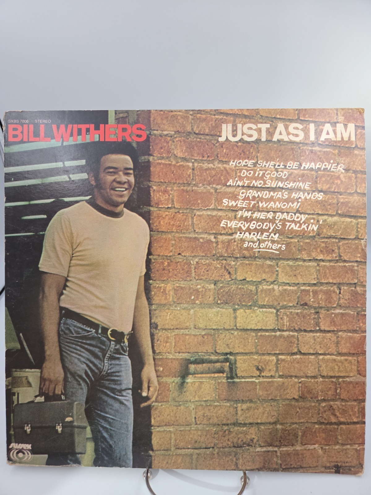 VTG BILL WITHERS Just as I Am 1971 Sussex 7006 Clean No Scratches 