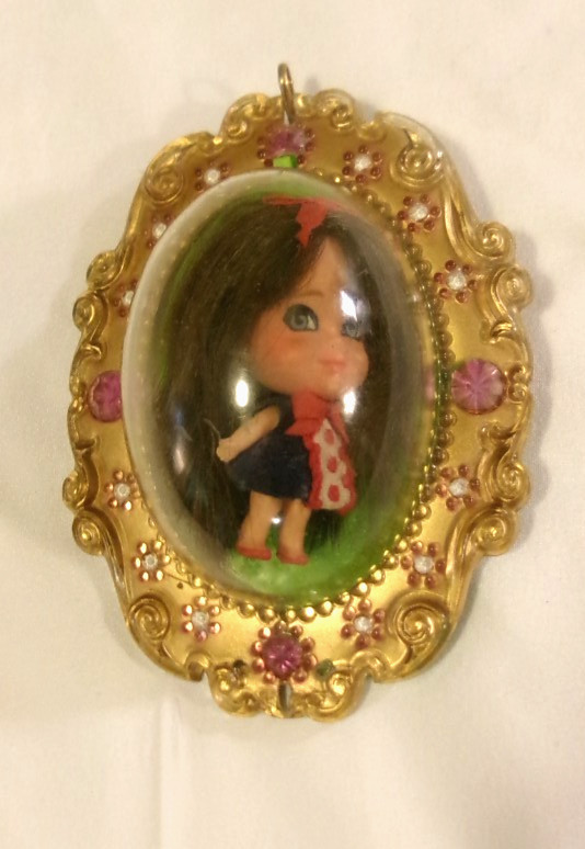 Liddle Kiddle Lucky Locket Doll in Case 1966 Mattel