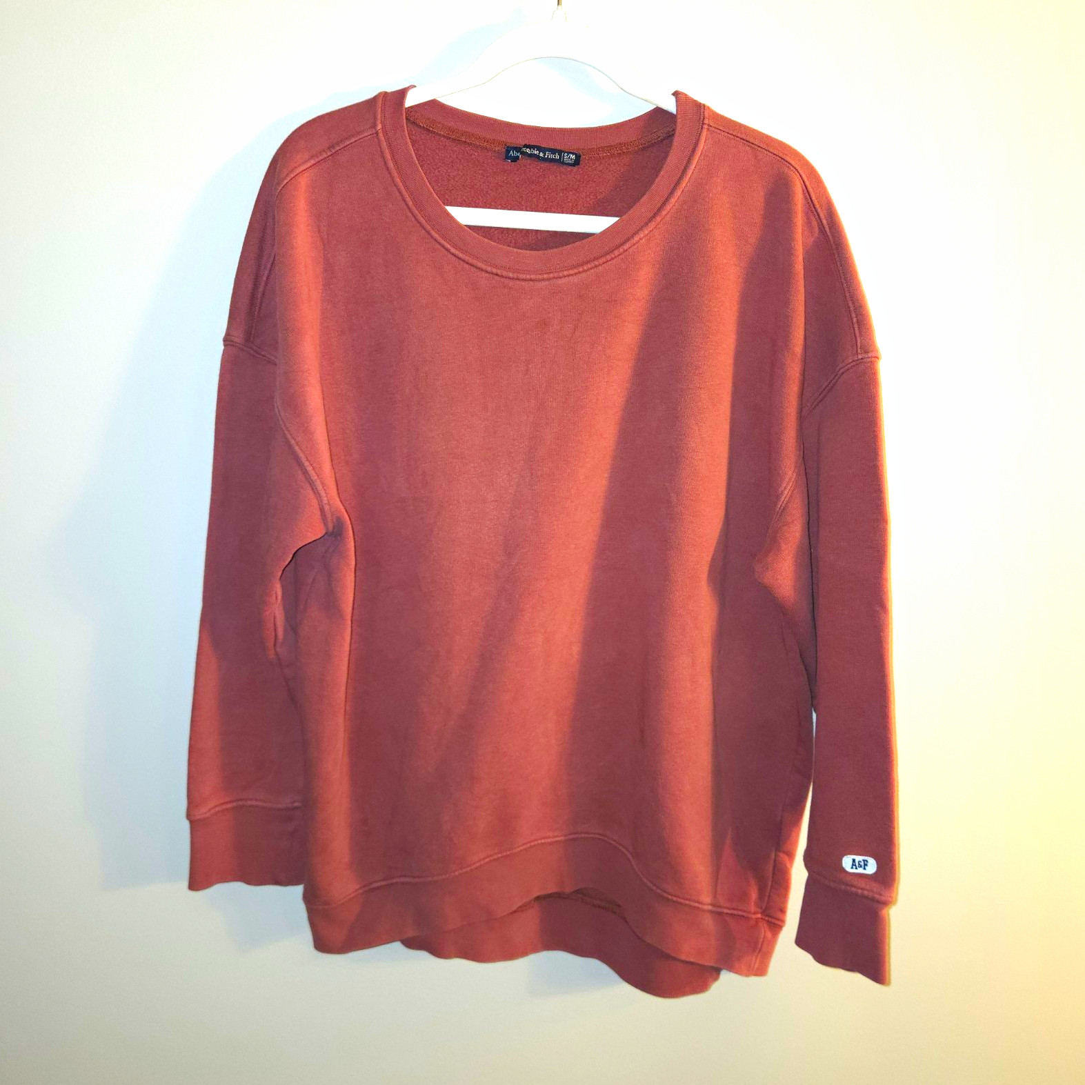 Abercrombie & Fitch Women\'s Sweatshirt Pullover Size (S/M) Medium Fleece Logo