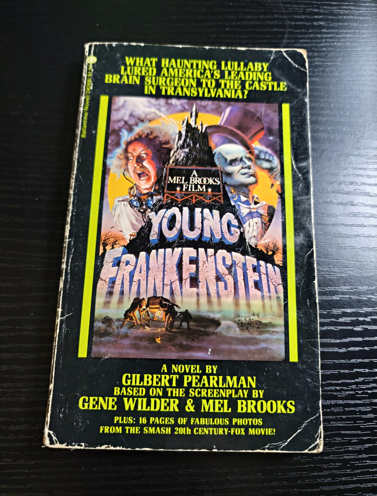 Vintage 1974 Young Frankenstein PB Pearlman Screenplay Gene Wilder Mel Brooks Vintage 1974 Young Frankenstein PB Pearlman Screenplay Gene Wilder Mel Brooks