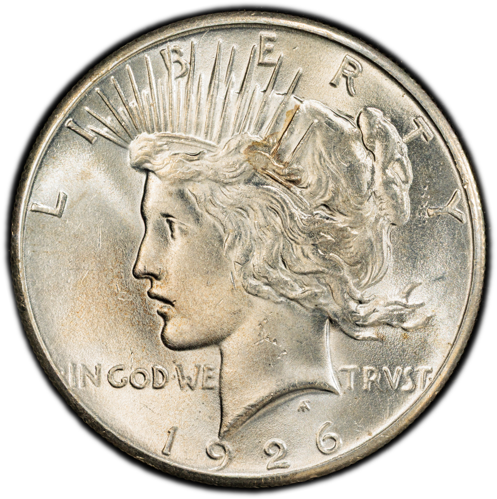 1926-P PCGS MS63 Peace Dollar | Brilliant Luster | 40th Anniversary Label