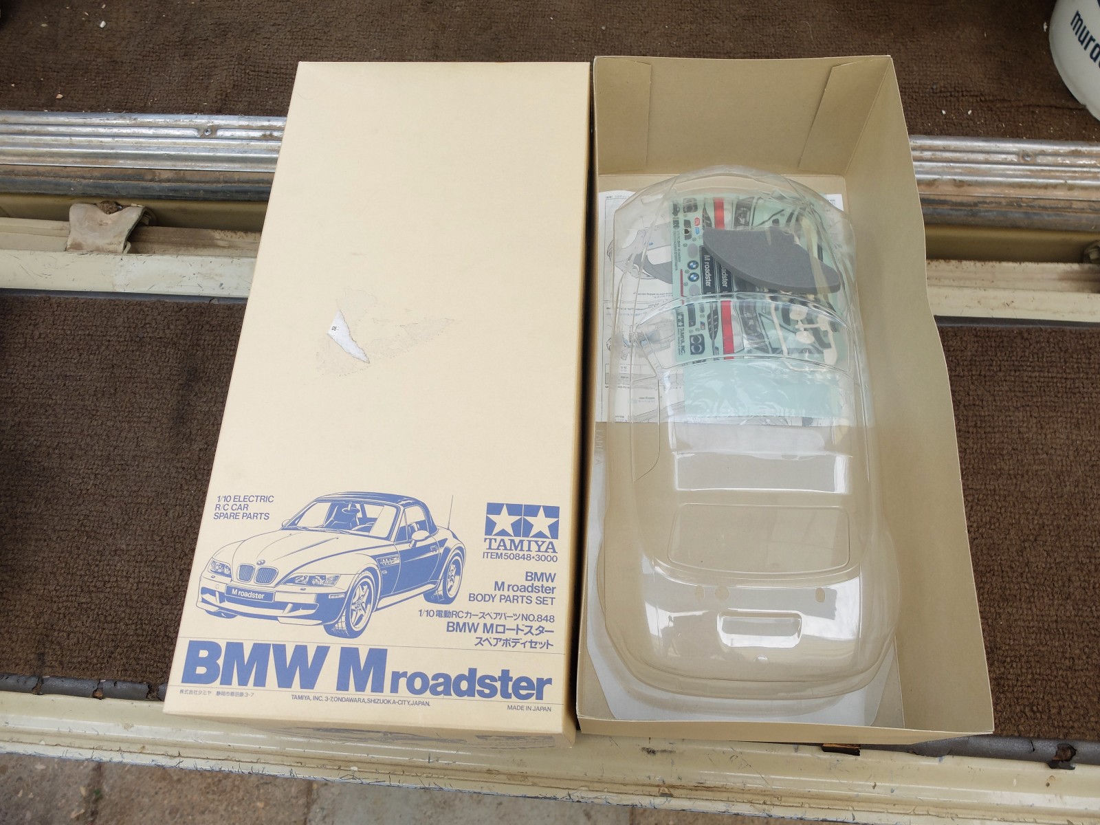 vintage Tamiya BMW M roadster Z3 M chassis M02L M04L body parts set NIB vintage Tamiya BMW M roadster Z3 M chassis M02L M04L body parts set NIB