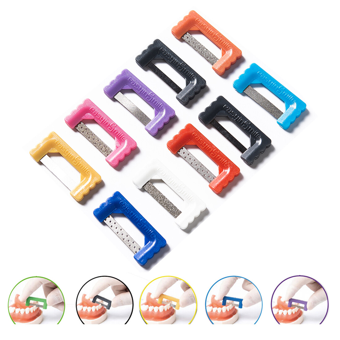 Dental Orthodontic IPR Serrated Interproximal Reduction Enamel File Quick Strips