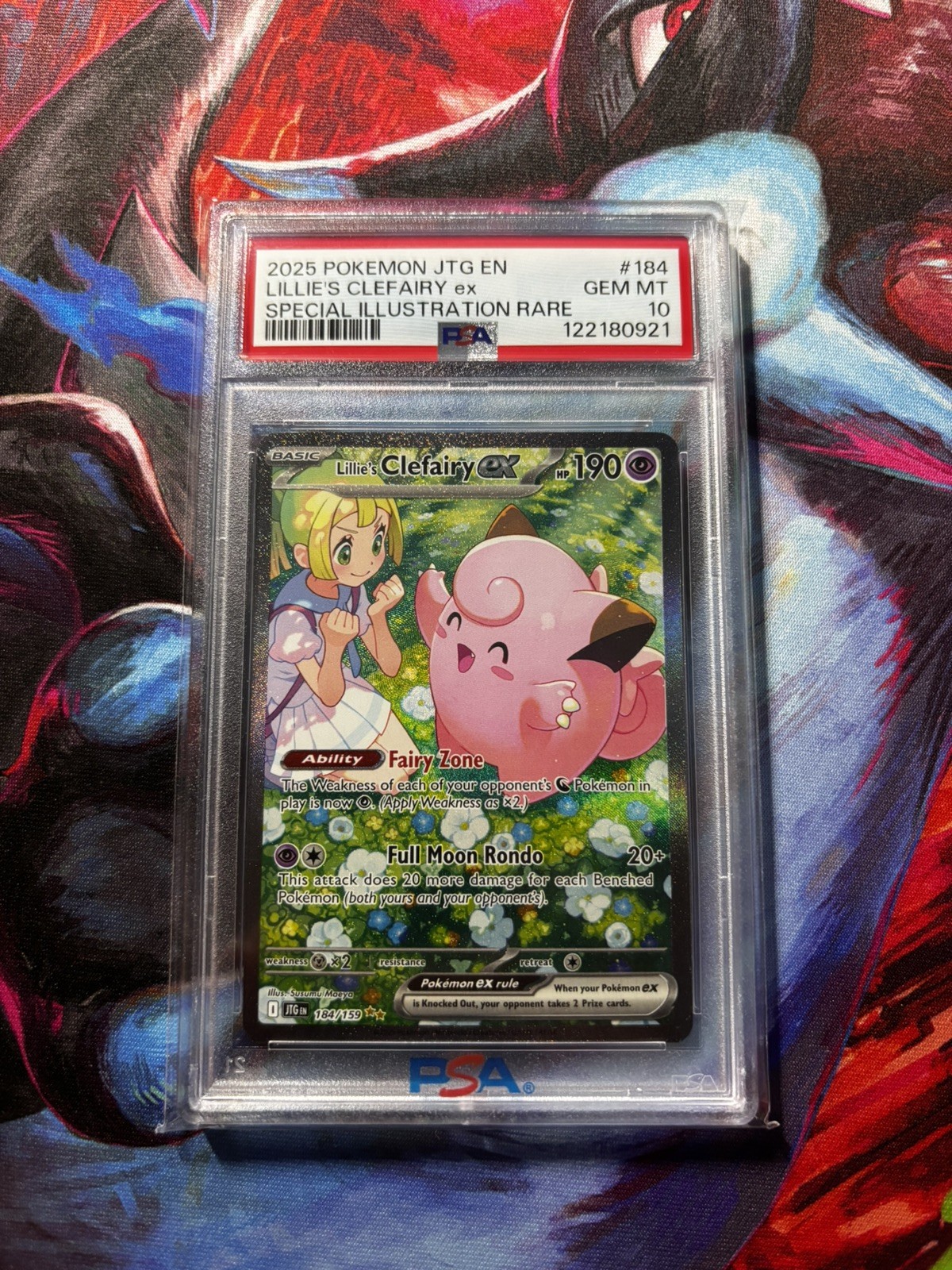 Lillie\'s Clefairy ex 184/159 Pokemon Journey Together #184 SIR GEM MINT PSA 10