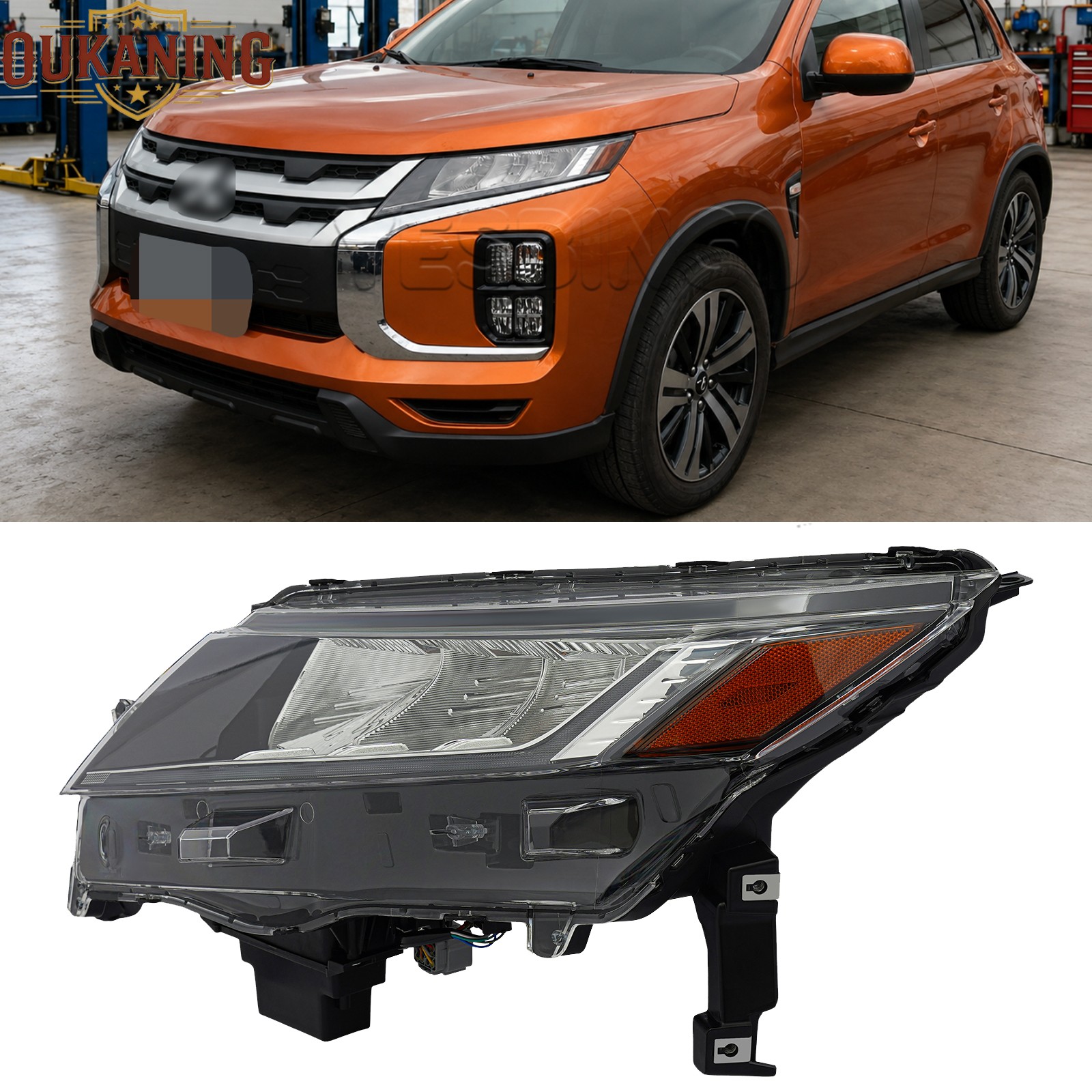 For 2020-2024 Mitsubishi Outlander Sport ASX LED Headlights Assembly Left/ Right