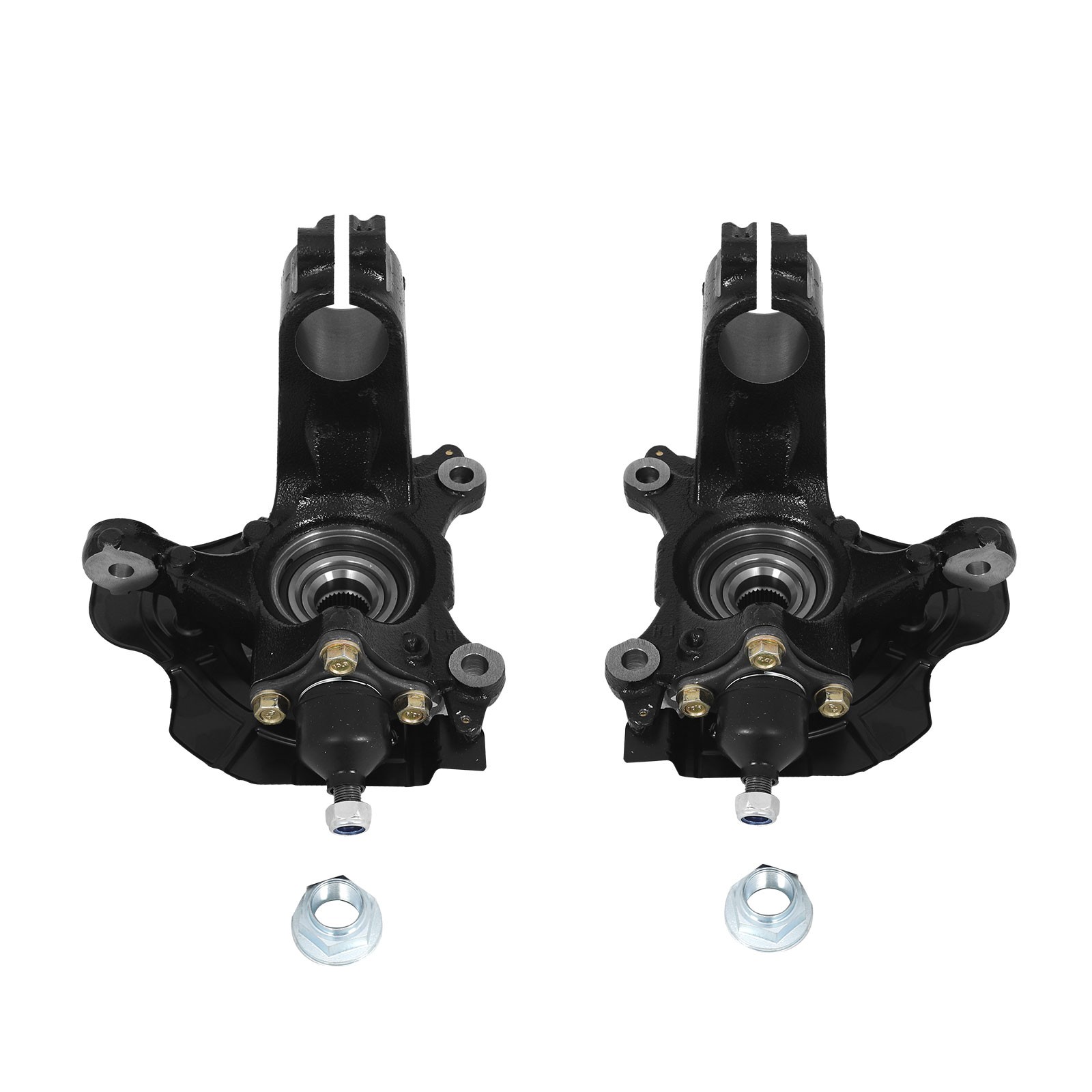 Pair Front LH & RH Steering Knuckle & Hub Bearing for 2014 - 2024 Ram ProMaster