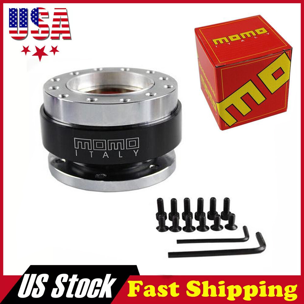 MOMO Universal Car Steering Wheel Quick Release HUB Adapter Snap Off Boss Kit
