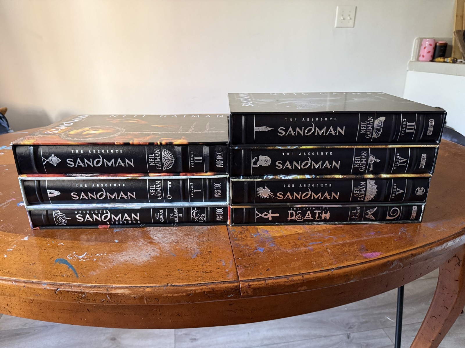 ABSOLUTE SANDMAN SET VOLUMES 1-5 + OVERTURE + DEATH Complete 7 Bk Set DC VERTIGO