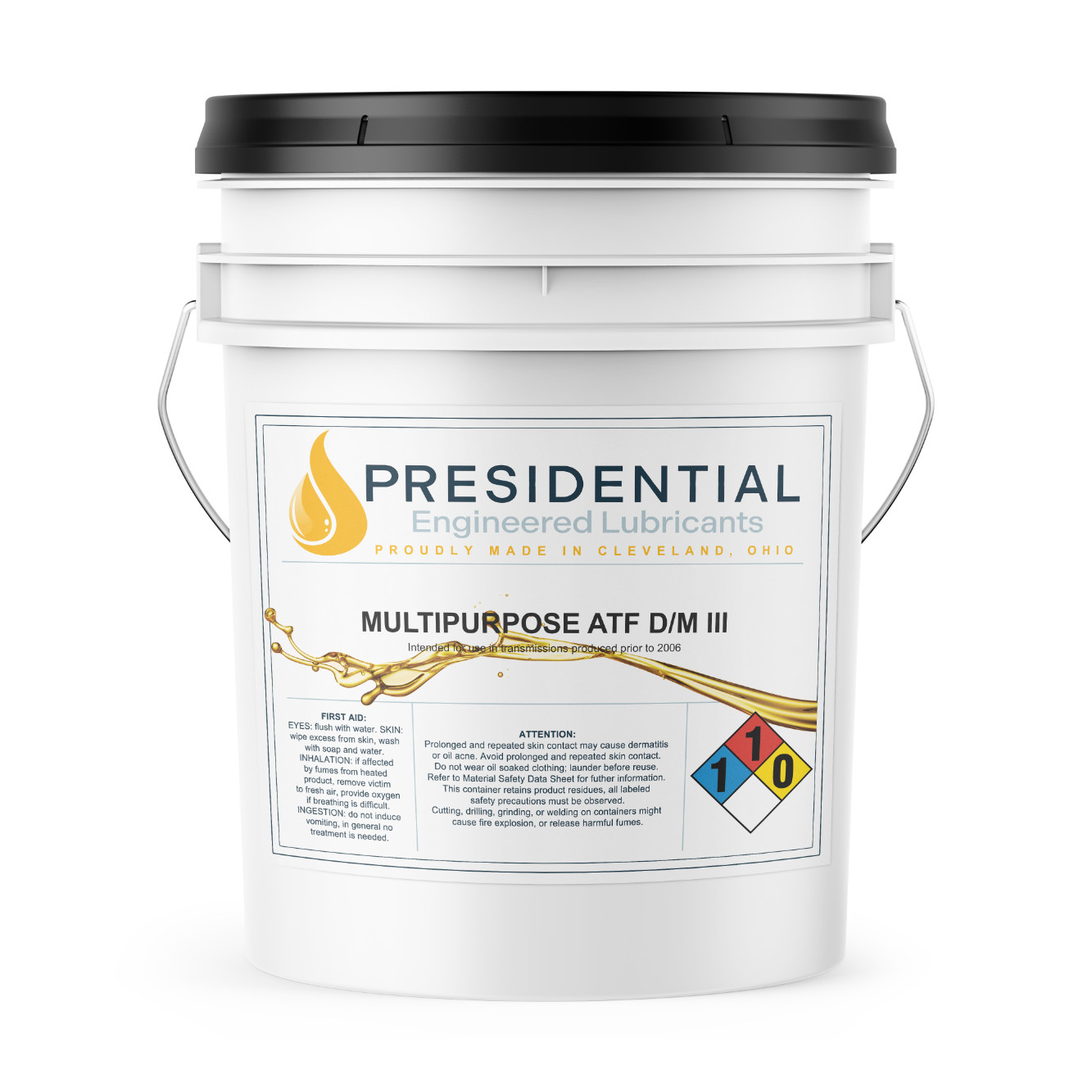 Presidential Multipurpose ATF DEX/MERC III Transmission Oil - 5 Gallon
