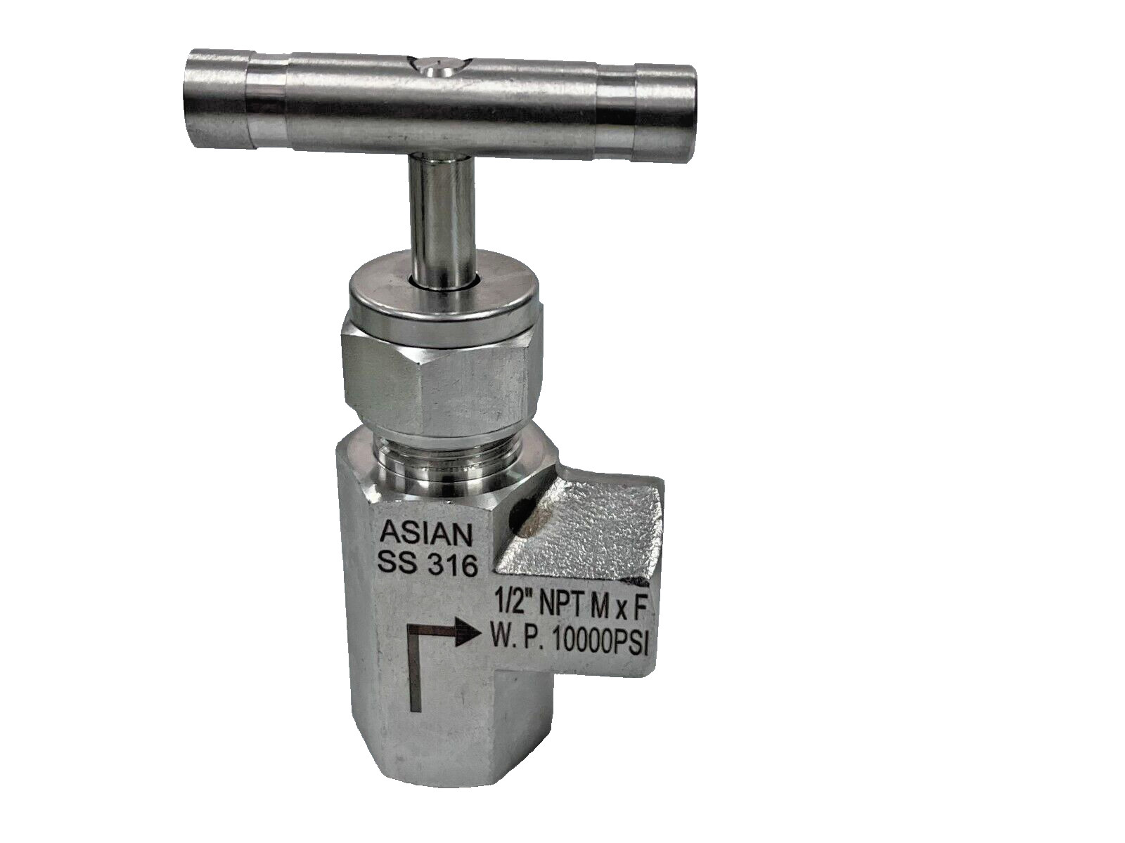 ASIAN ANV-12 SS316 Angle Needle Valve 1/2\