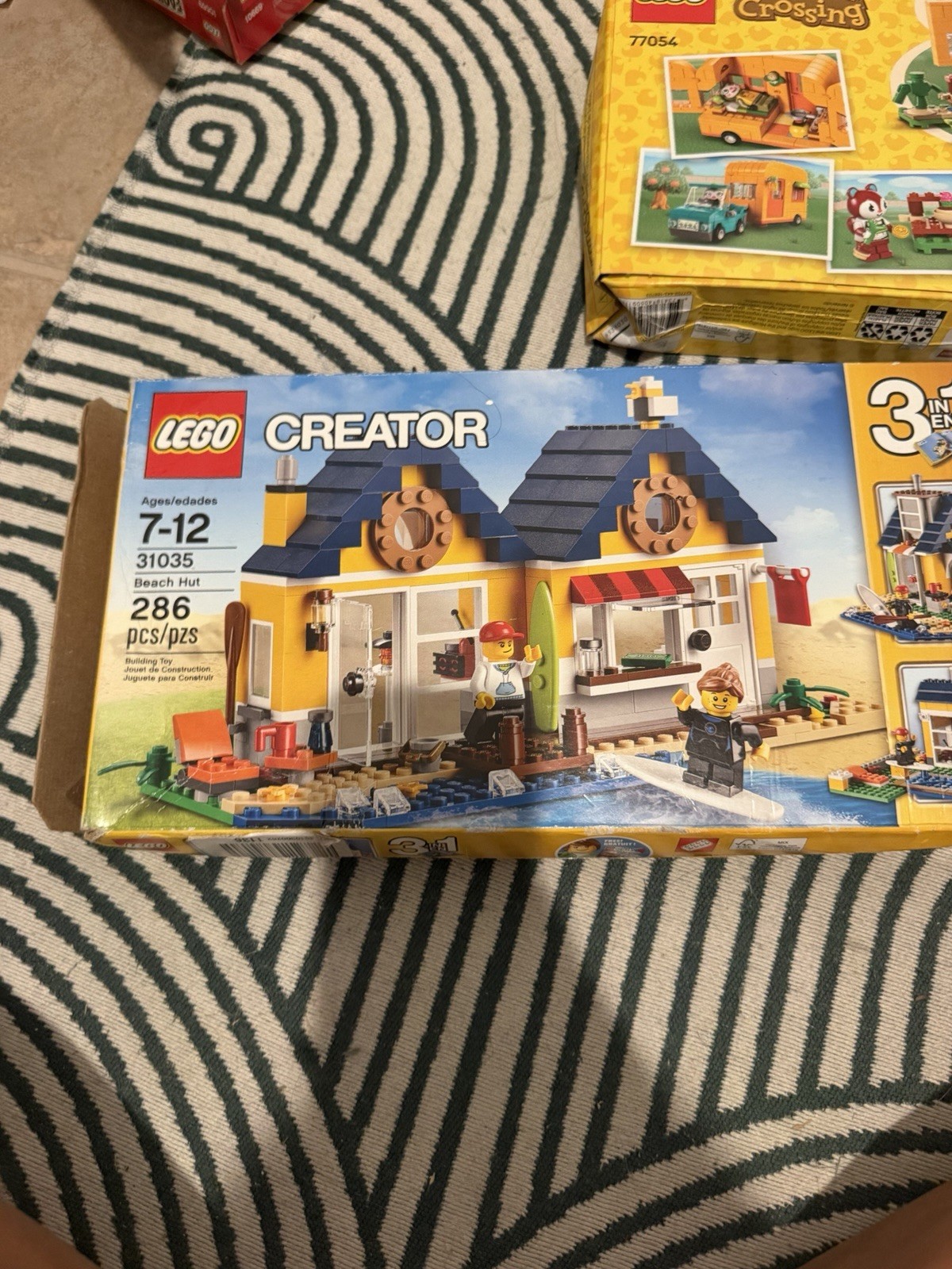 31035 BEACH HUT lego creator open box packs inside sealed SURF SHOP city town 31035 BEACH HUT lego creator open box packs inside sealed SURF SHOP city town