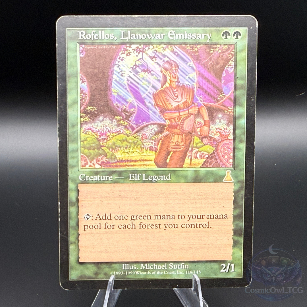 Rofellos, Llanowar Emissary Urza\'s Destiny Regular