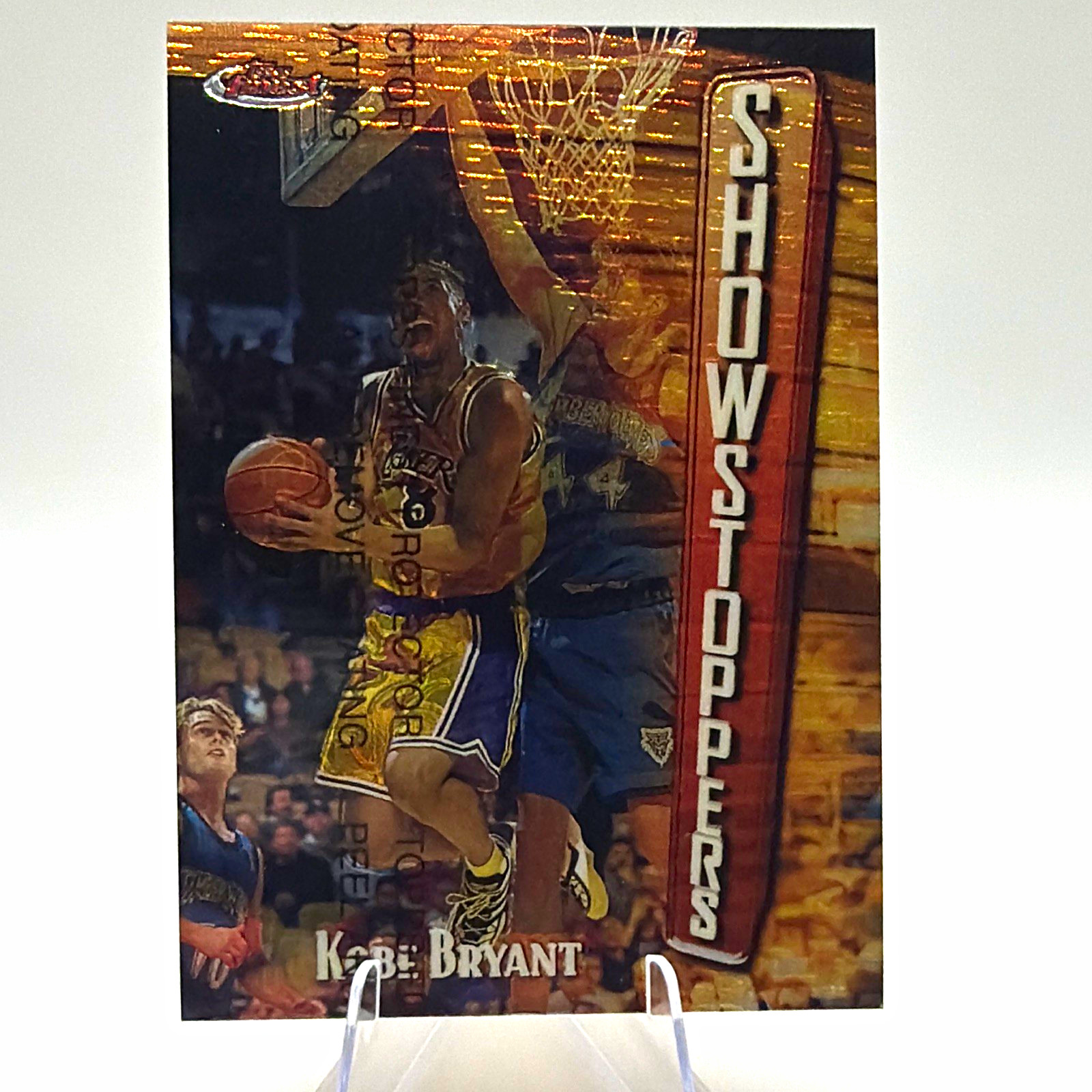 1997-98 Topps Finest Showstoppers w/ Foil  #262 Kobe Bryant W Coating 2nd Yr RC