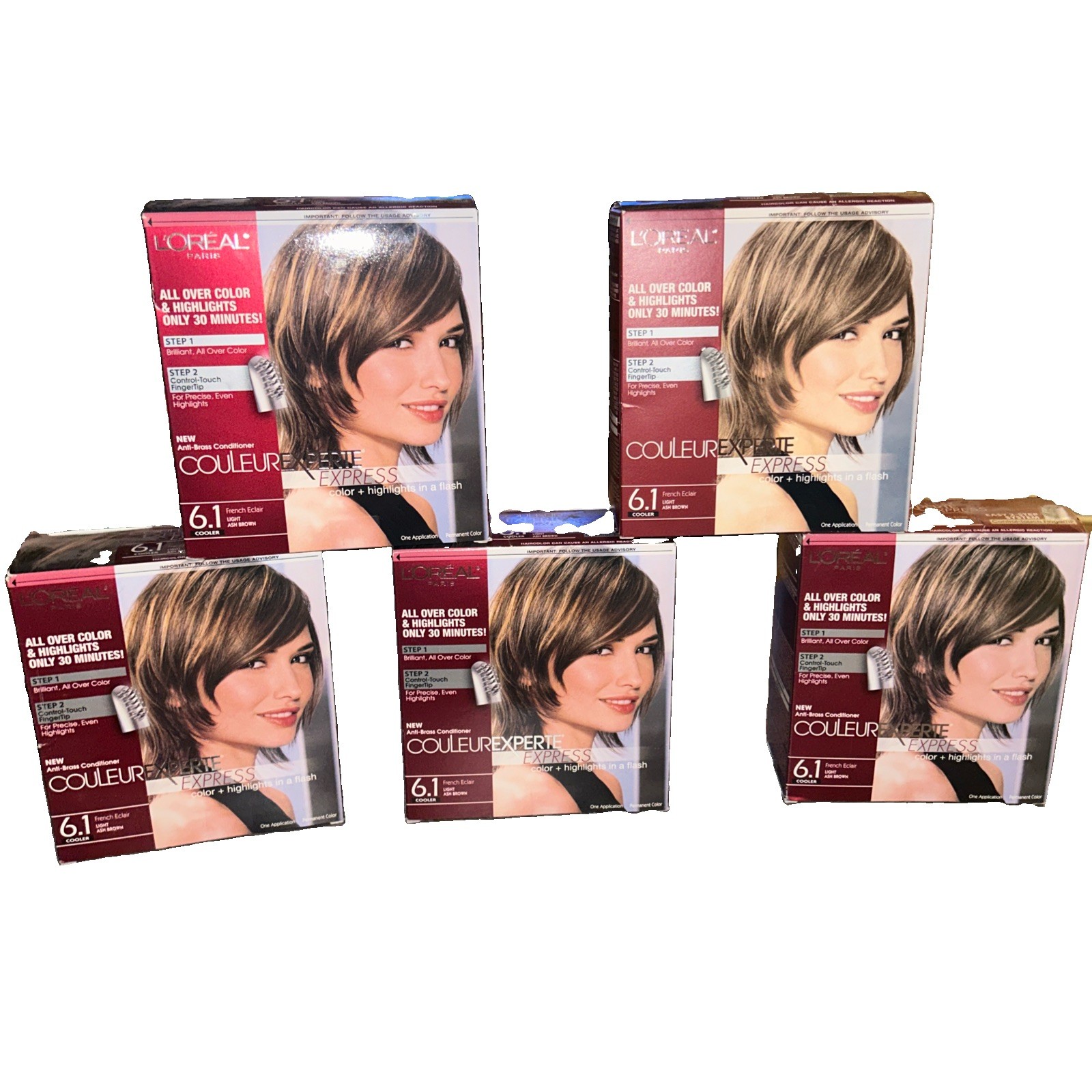 5 Pack L'Oreal Paris Couleur Experte Express Hair Color + Highlighter, Light ... 5 Pack L'Oreal Paris Couleur Experte Express Hair Color + Highlighter, Light ...