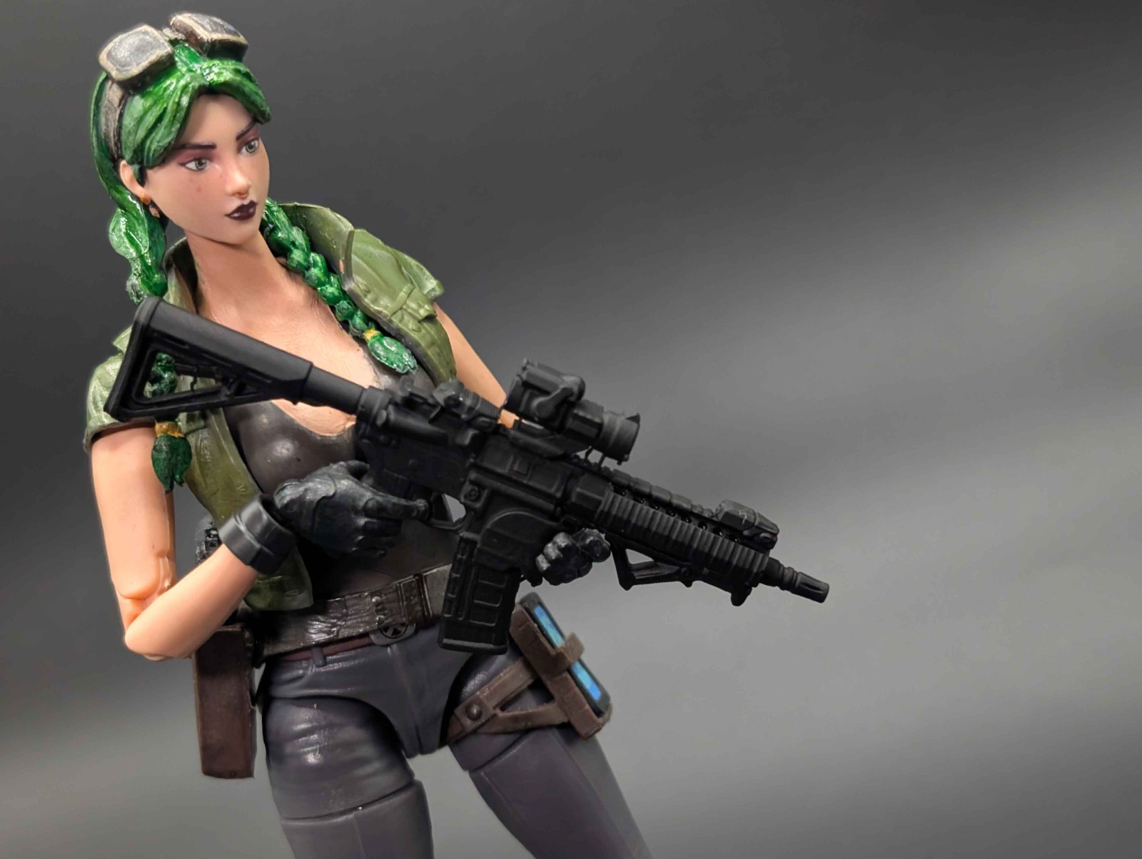 1/12 scale 3D printed short barrel tactical M4 for classified marvel legends