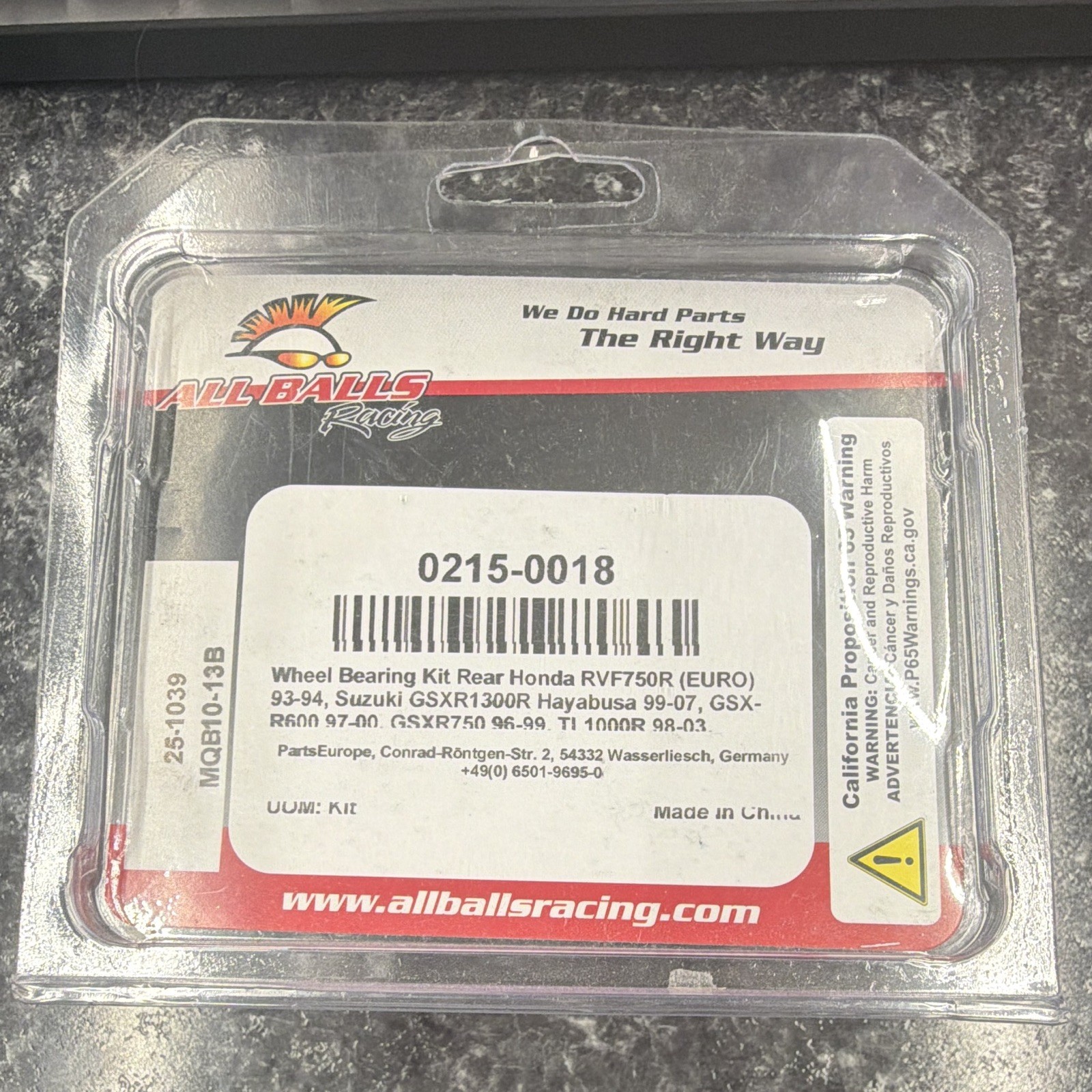 All Balls Racing Part Number 25-1039