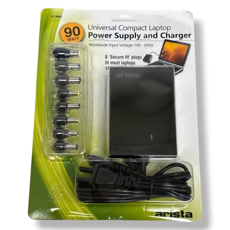 90W Universal Power Supply Charger Adapter for Laptop Notebook with 8 Tips (New) 90W Universal Power Supply Charger Adapter for Laptop Notebook with 8 Tips (New)