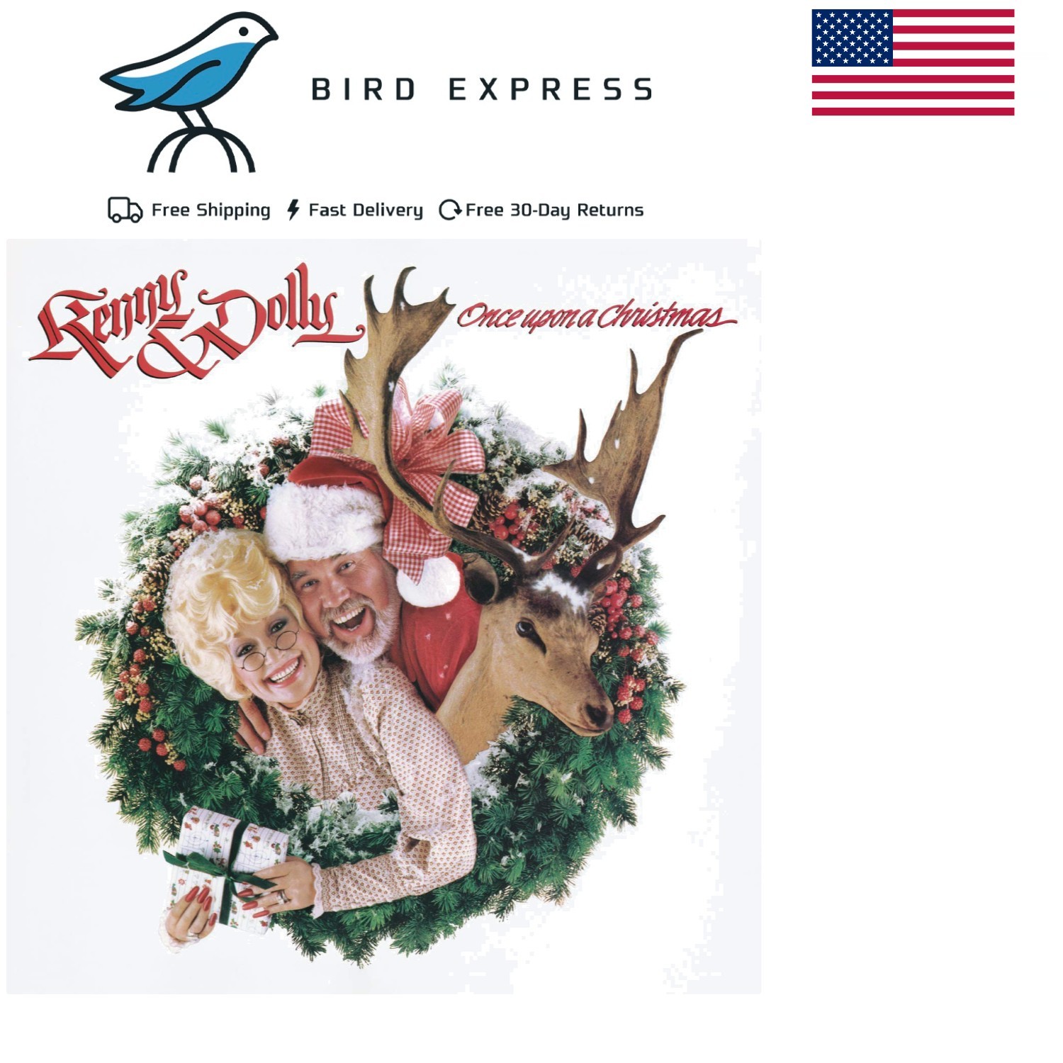 Dolly Parton & Kenny Rogers - Once Upon A Christmas - Vinyl