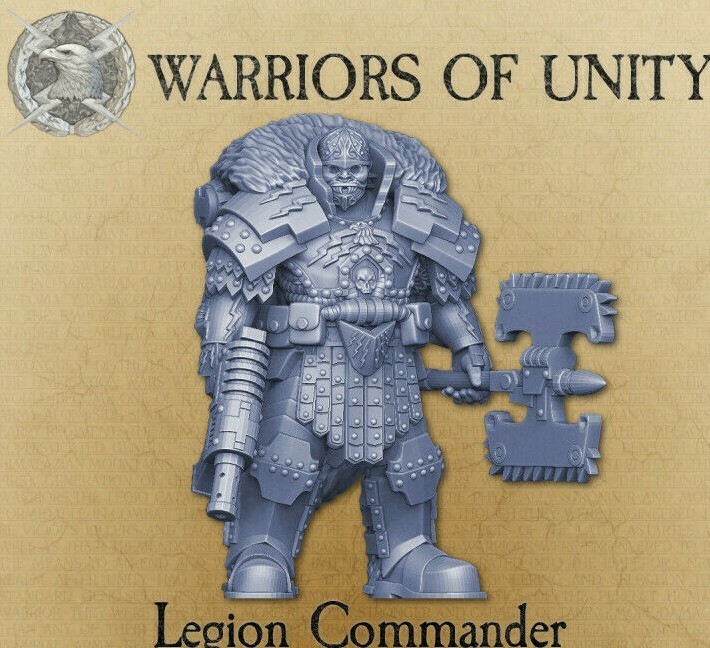 Wargames Compatible - Warriors of Unity - Legion Commander, Thunder Cohort