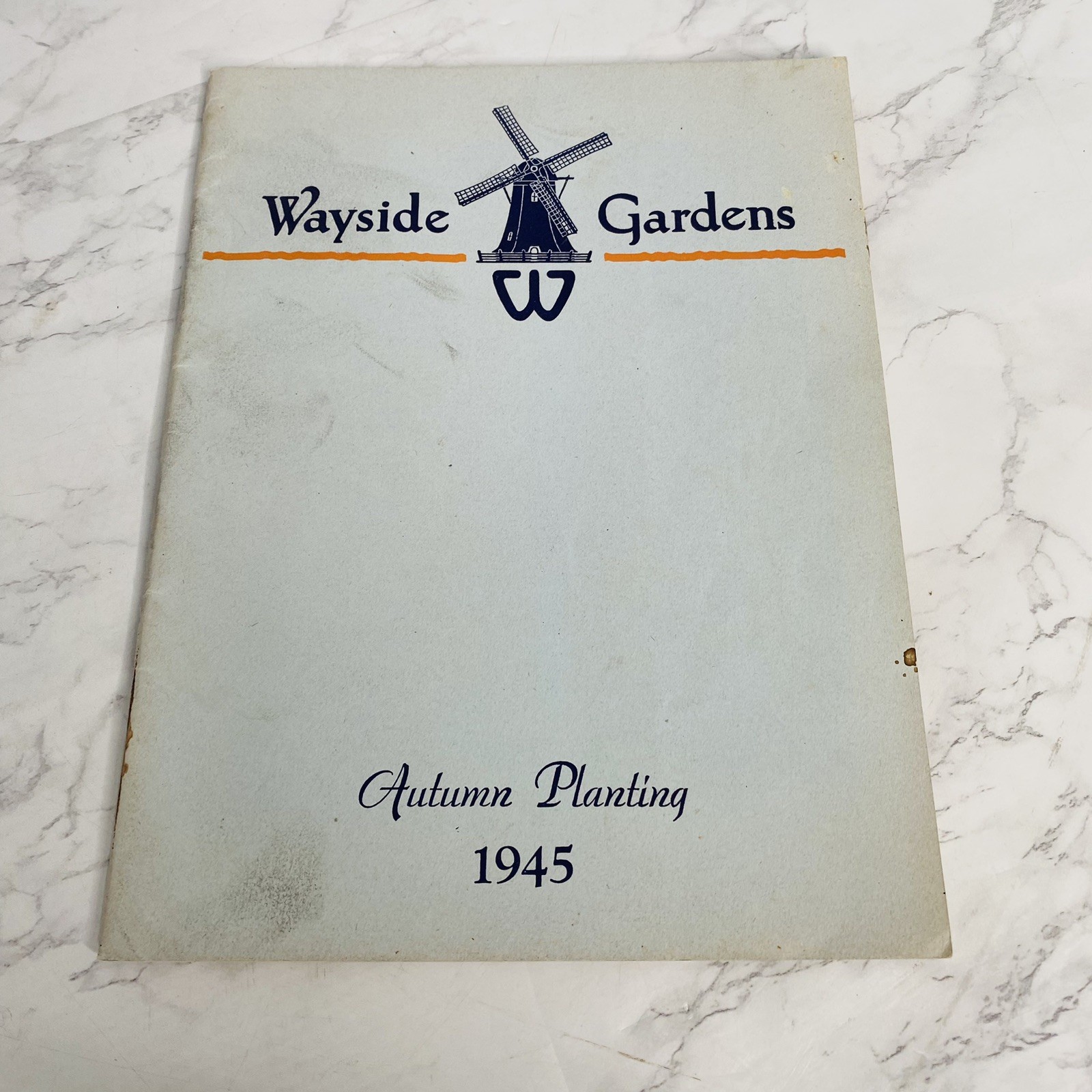 Wayside Gardens  Autumn Planting Flower Catalog 1945 Vtg USA Gardening