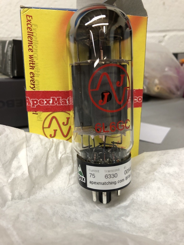 JJ Tesla 6L6GC Tubes TAD Matched Quad -for  Quad II MC30 MC240 other tube amps