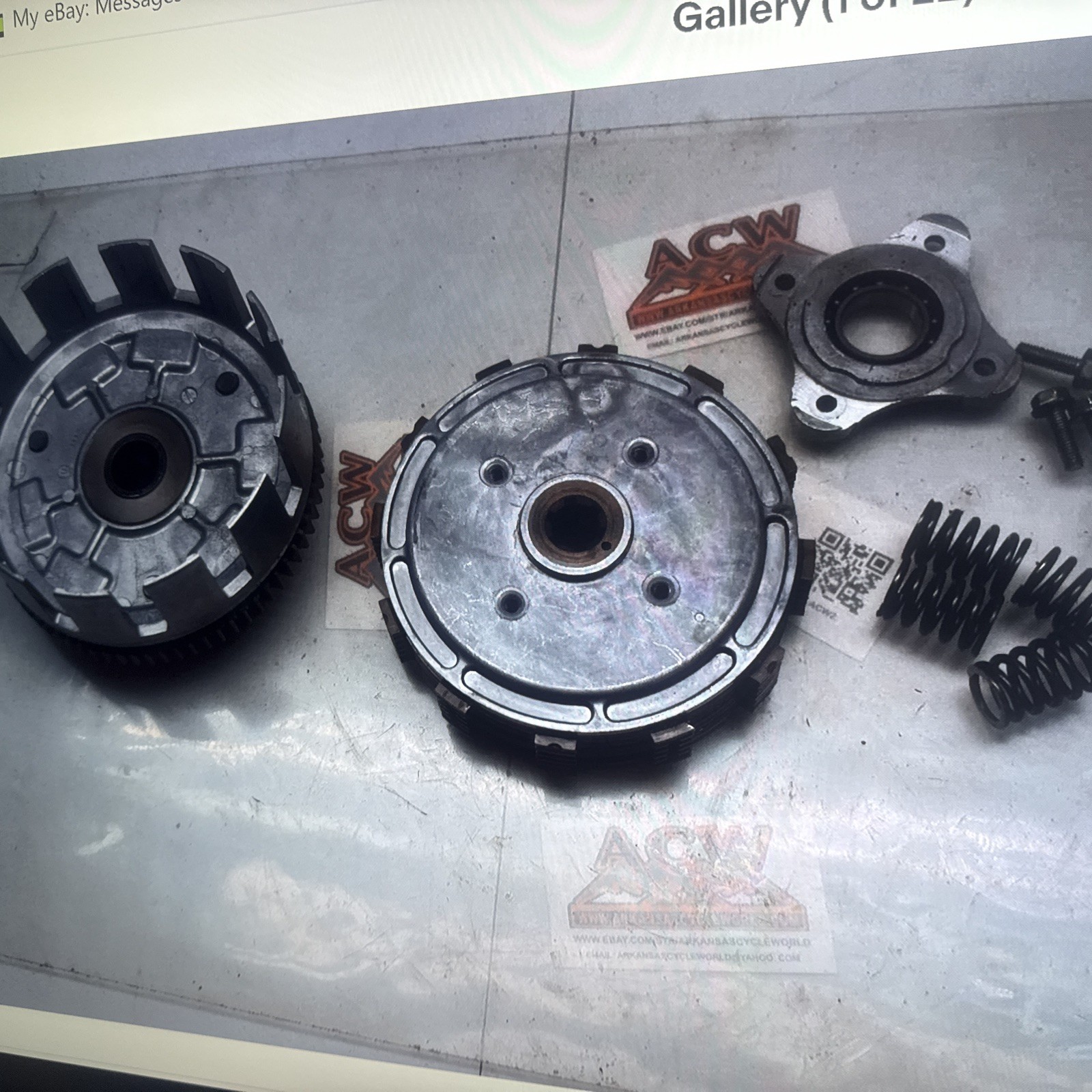 H1-8 Engine Primary Clutch Basket Set Up 98 Kawasaki Bayou KLF 400 KLF400 2x4