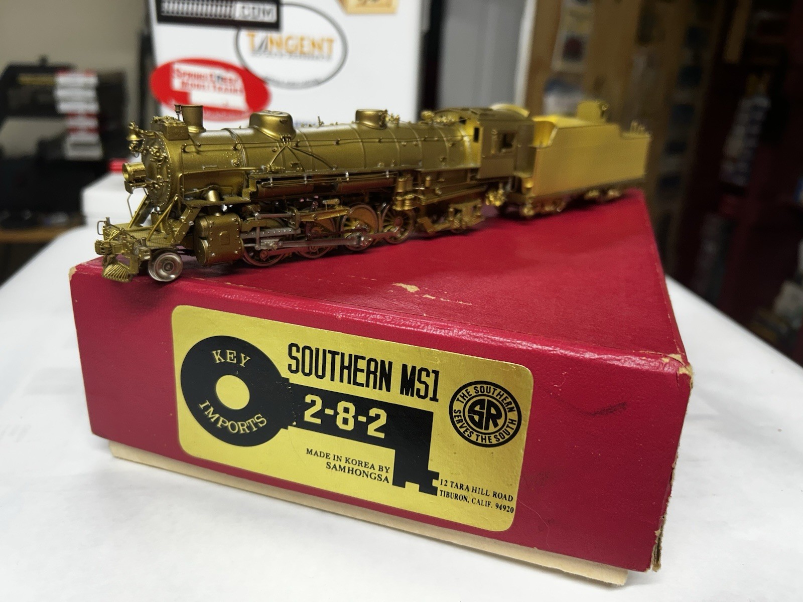 HO Scale Brass Key Imports Southern Railway Ms-1 2-8-2 Mikado