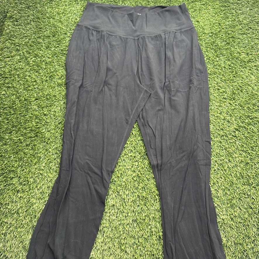 Athleta Salutation Jogger Womens Large Black Nylon Blend Jogger Pants Athleta Salutation Jogger Womens Large Black Nylon Blend Jogger Pants