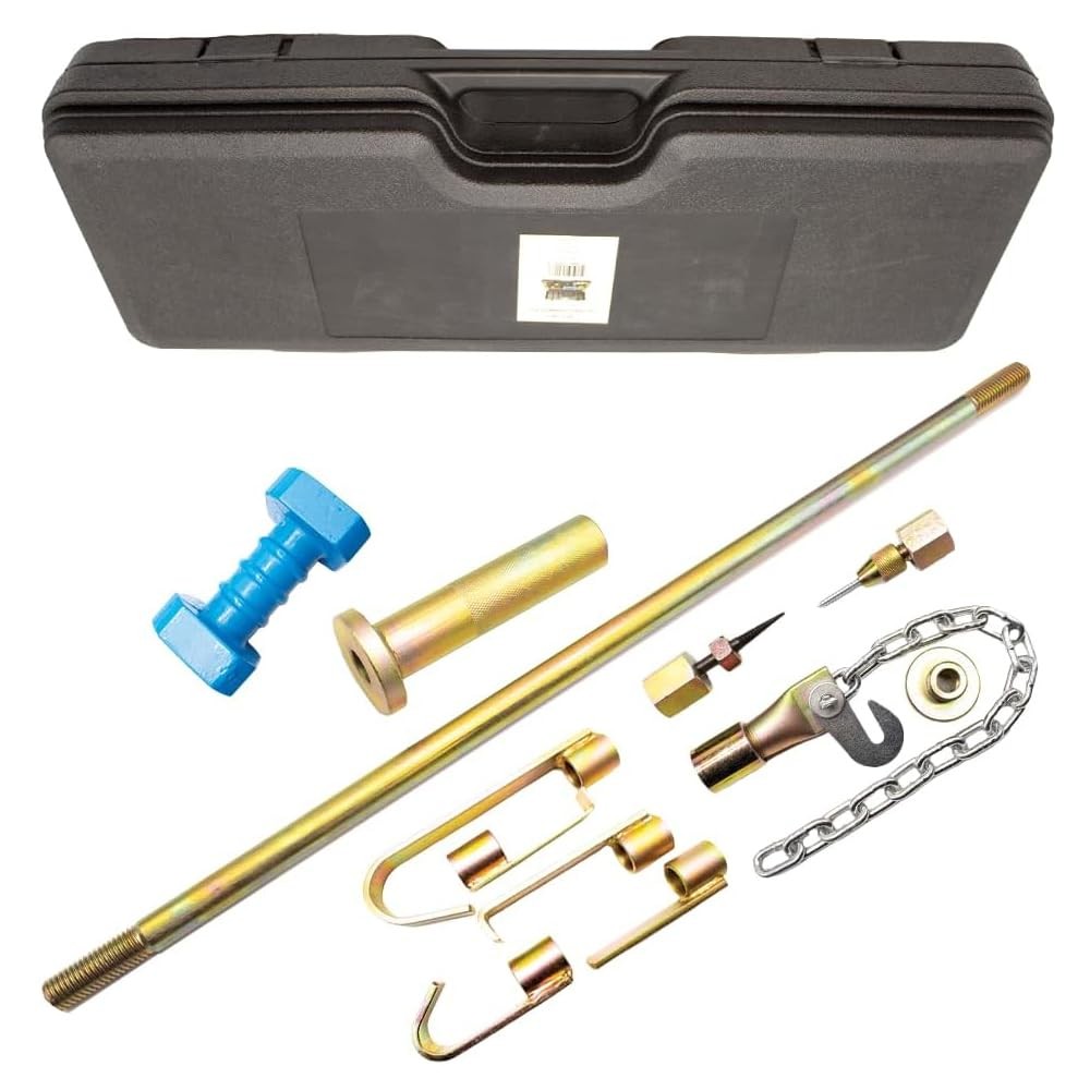 LAUCO Heavy Duty Slide Hammer Dent Puller Set, Auto Body Slide Hammer Metal