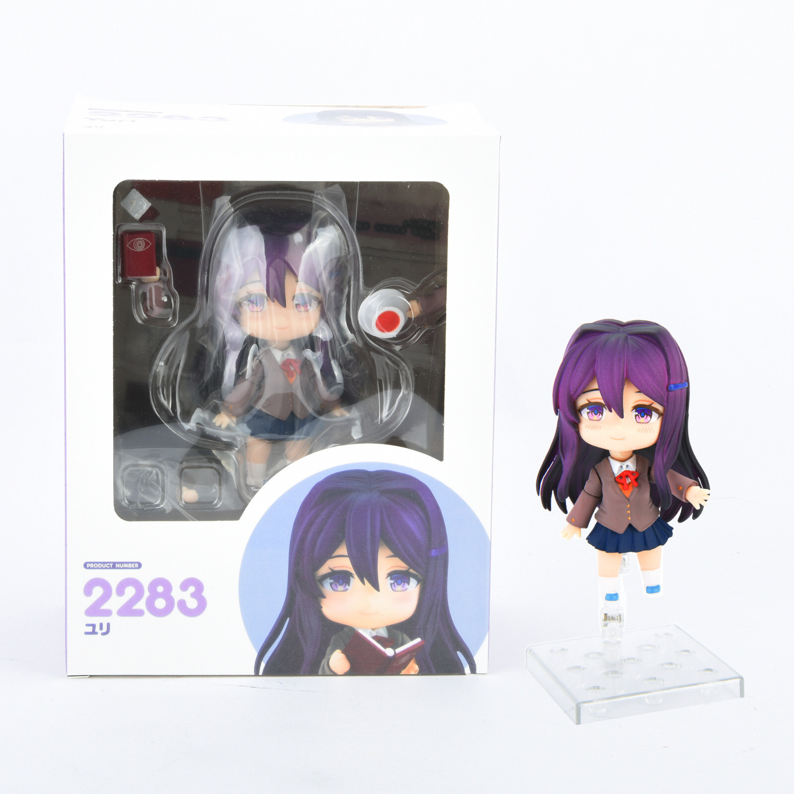Doki Doki Literature Club Yuri PVC Action Figure Statue Toys Gift w/Accessories