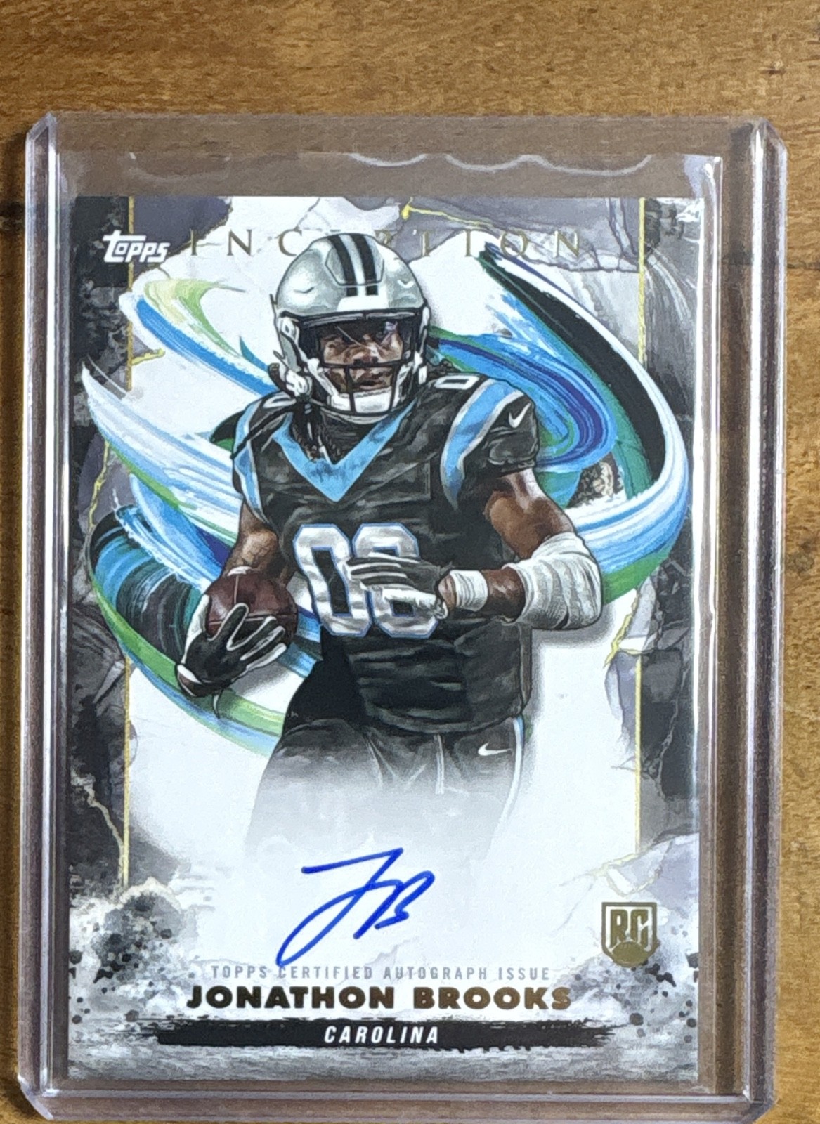 2024 Topps Inception - Rookie Autographs Jonathon Brooks #RA-JB (AU, RC)