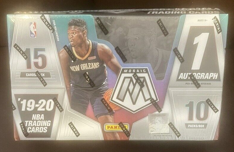 2019-20 Panini Mosaic Hobby Basketball Factory Sealed Hobby Box