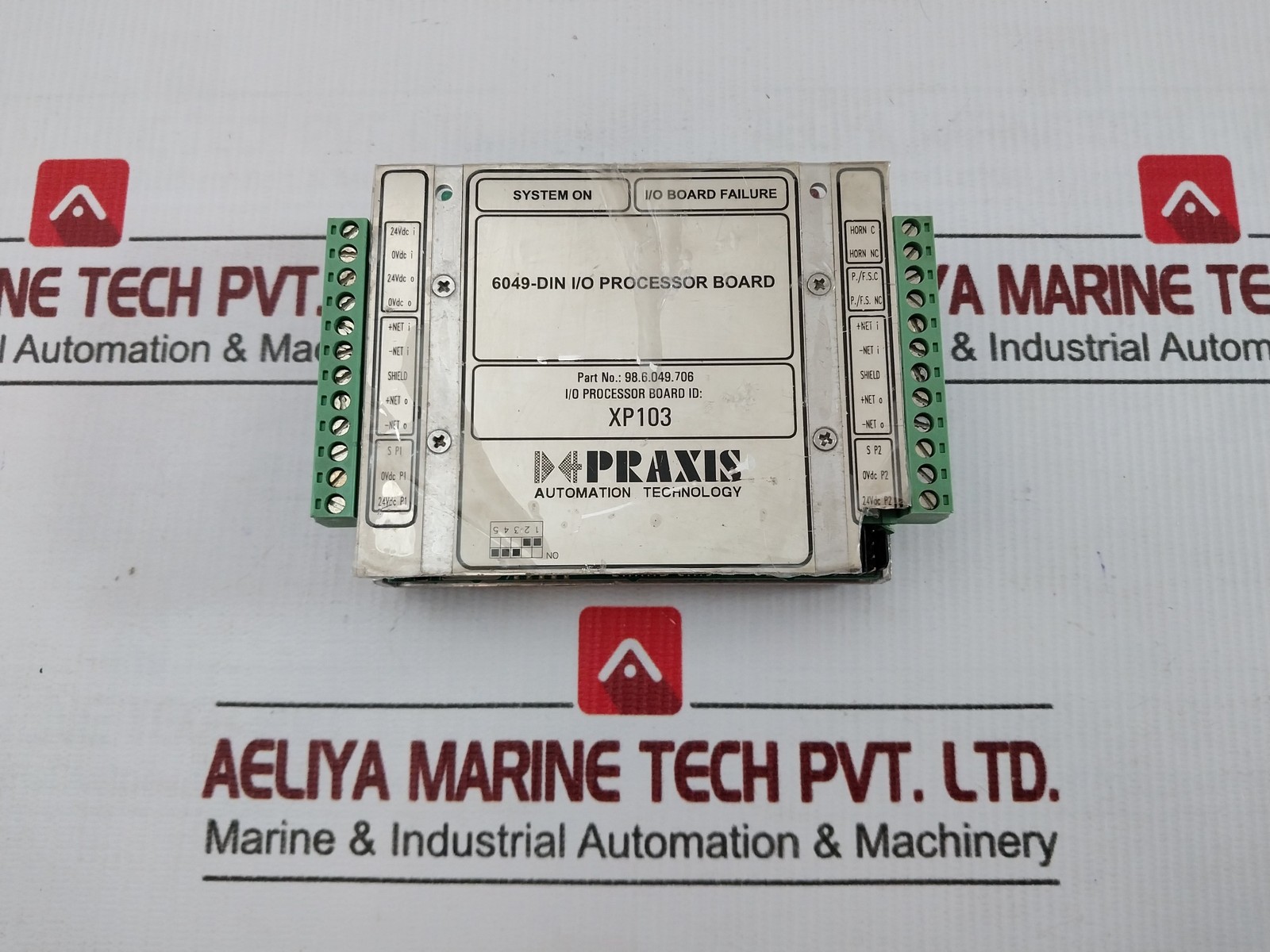 PRAXIS AUTOMATION 98.6.049.706 I/O Processor Module 24VDC