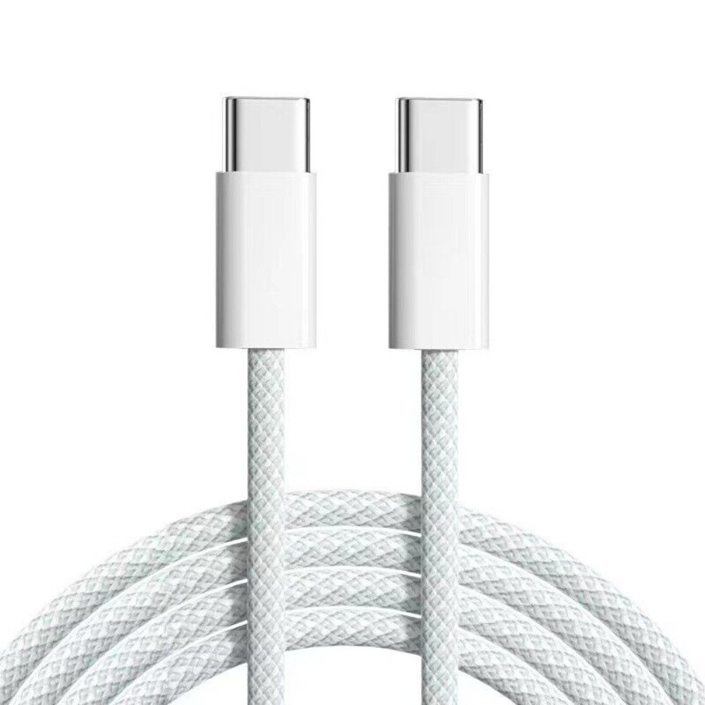 10Ft/6Ft Long Type C to USB-C Cable PD 60W Fast Charger Braided Type C Lead Lot