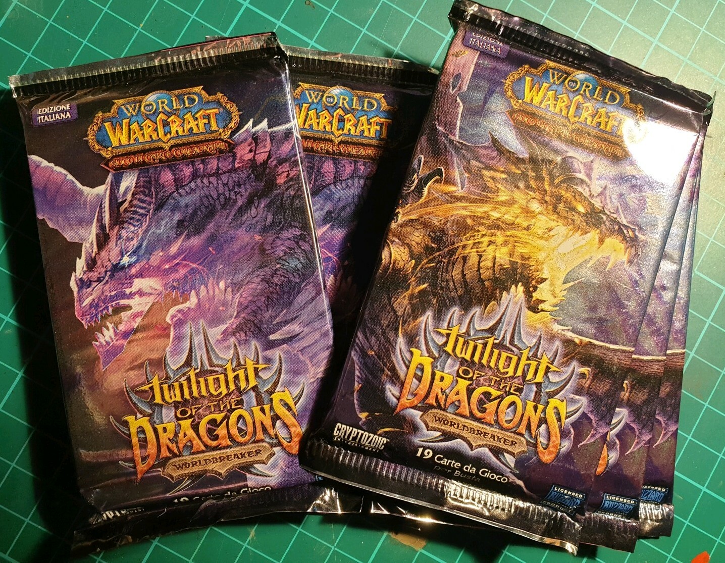1x Twilights of the Dragons Booster - Loot Chance - CIB Italian