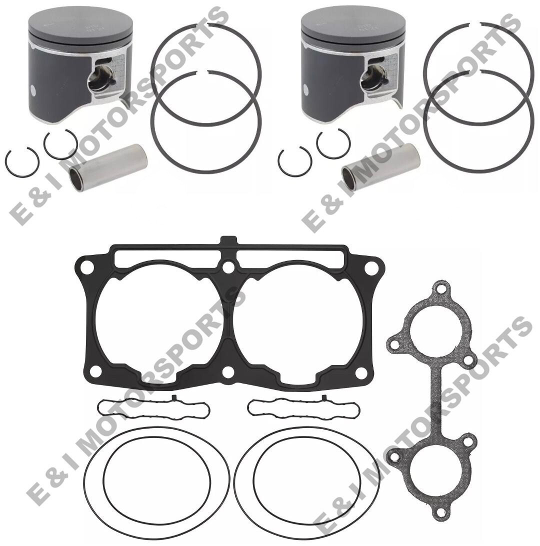 Polaris Pro RMK 850 SPI Dual Ring Pistons Top End Gasket Kit Std 85mm 2019-2024 Polaris Pro RMK 850 SPI Dual Ring Pistons Top End Gasket Kit Std 85mm 2019-2024