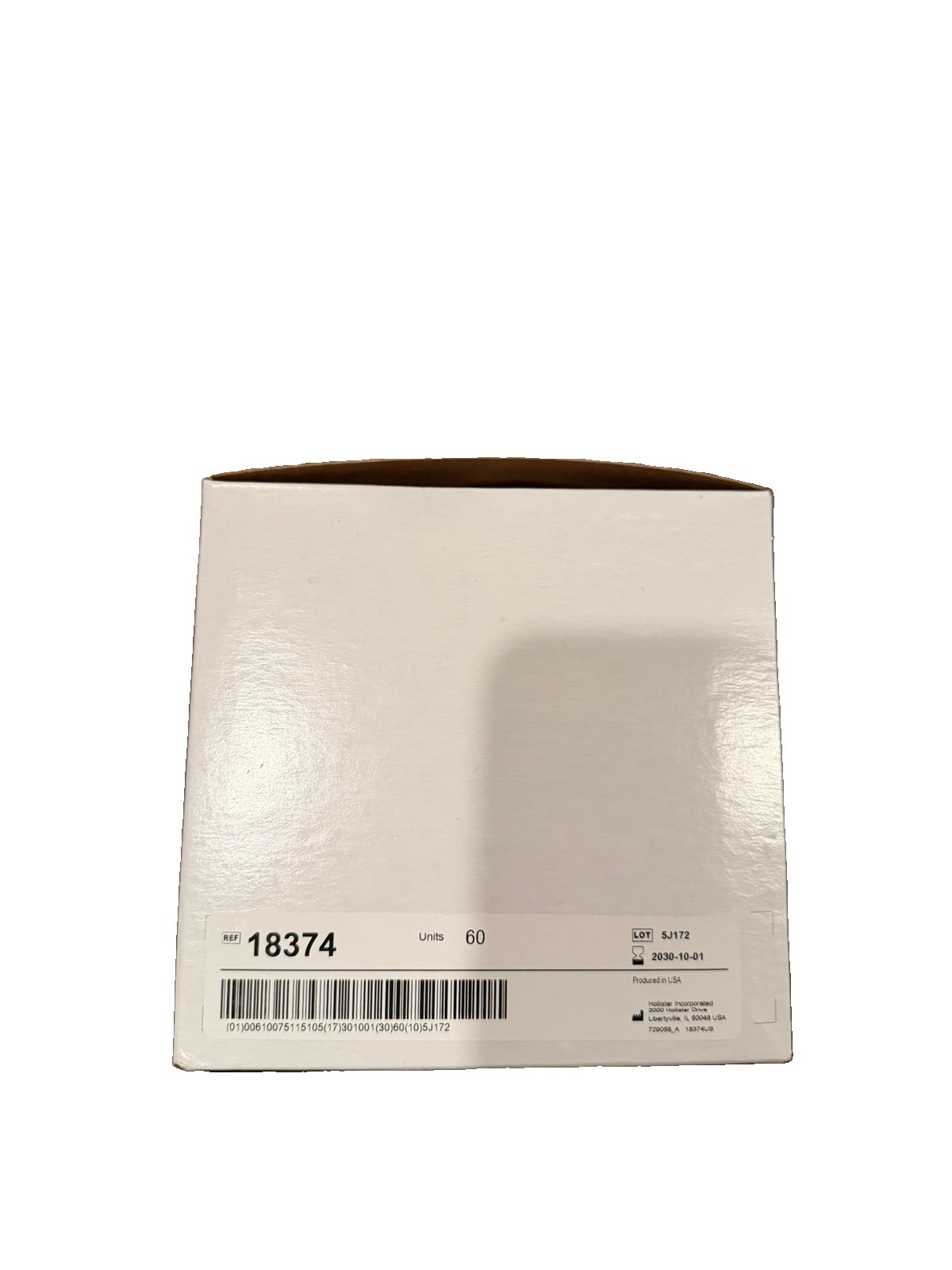 Hollister 18374 New Image, Closed Ostomy Pouch Beige, 1 box of 60 exp:2030
