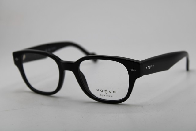 NEW VOGUE EYEWEAR VO 5529 W44 BLACK SILVER AUTHENTIC EYEGLASSES 49-20